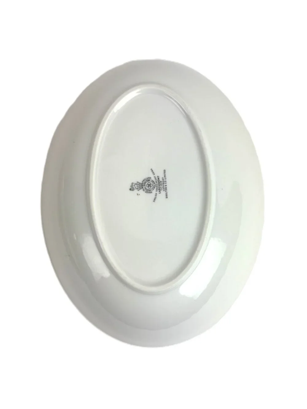 Royal Doulton Larchmont Oval Vegetable Serving Bowl Gold Trim Vintage